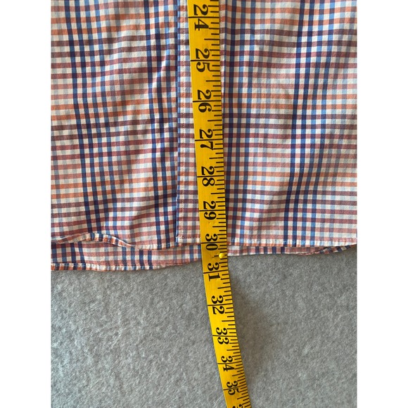 CROWN & IVY Mens Stretch Button Down Plaid Long Sleeve Size‎ Medium - Picture 5 of 6